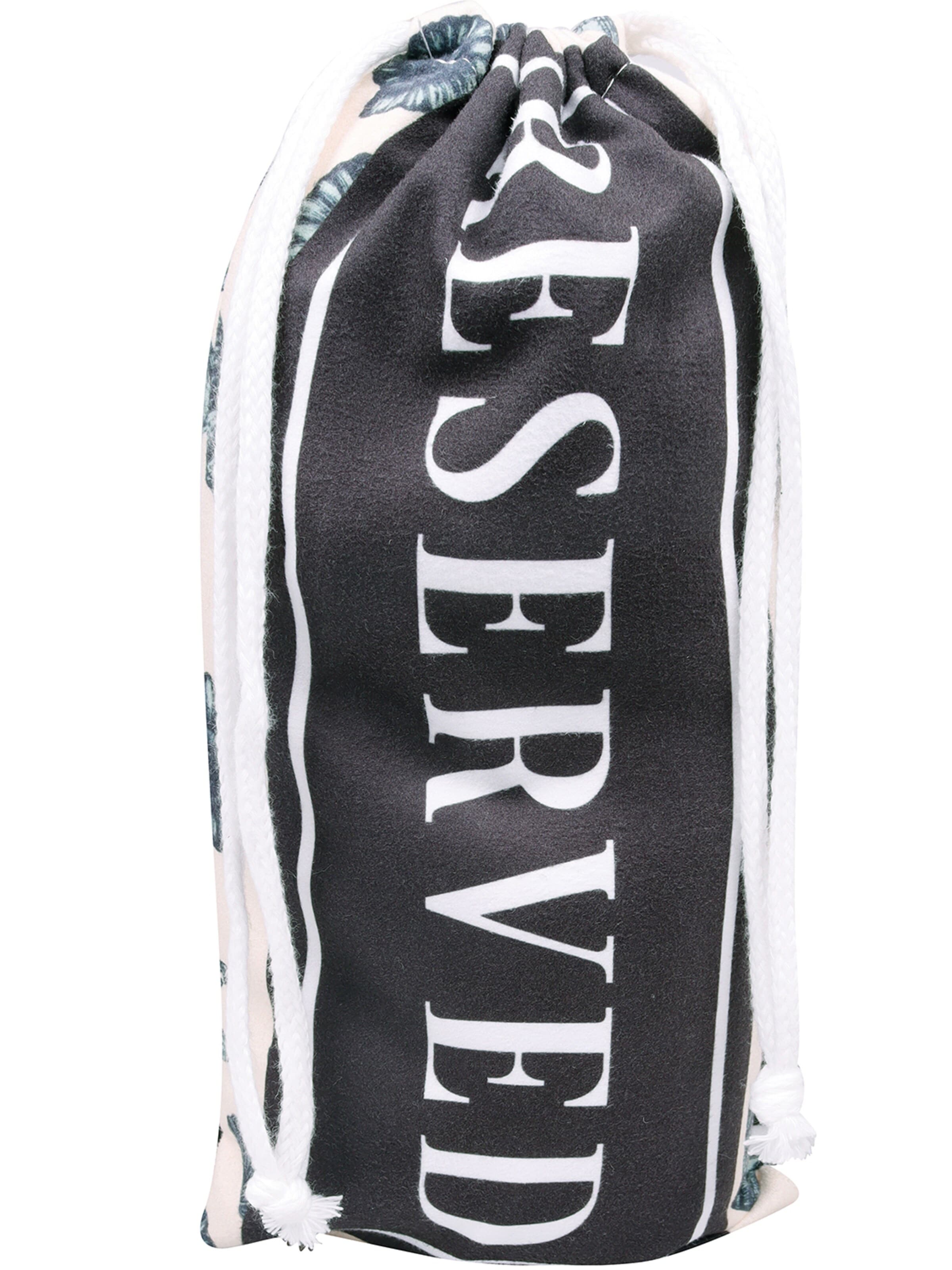 Capelli New York Beach Towel 'Mikrofaser Badetuch - Muscheln' in Blue: front