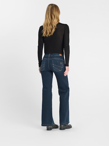 Wide Leg Jean Le Temps Des Cerises en bleu : derrière