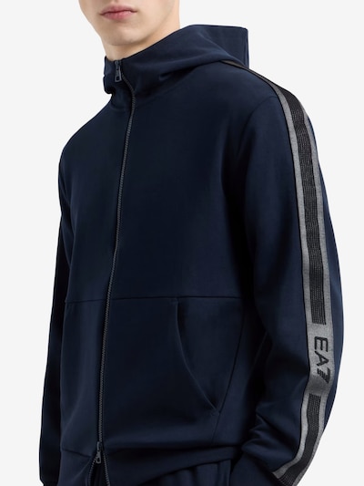 EA7 Emporio Armani Sudadera con cremallera 'Logo Series' en azul, Vista del producto