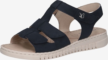 CAPRICE Sandale in Blau: Vorderseite