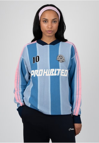 Pullover 'Team' di Prohibited in blu