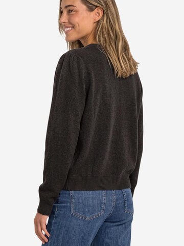 Giacchetta 'LTD QR_cosy roundneck cardi 254185' di STREET ONE in marrone