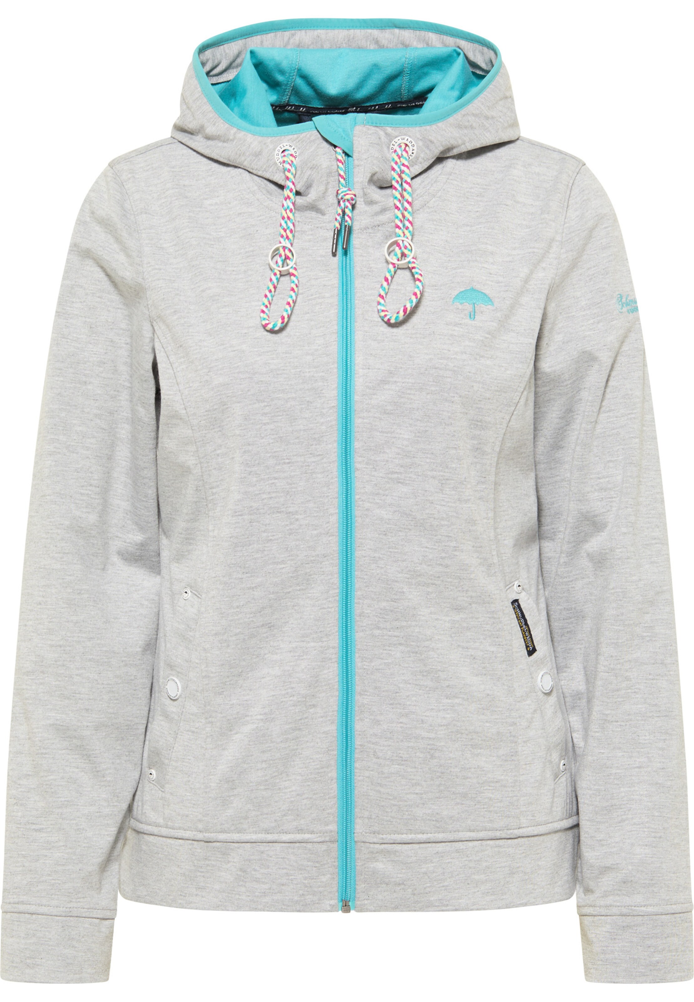 Schmuddelwedda Функционално яке в сиво: отпред