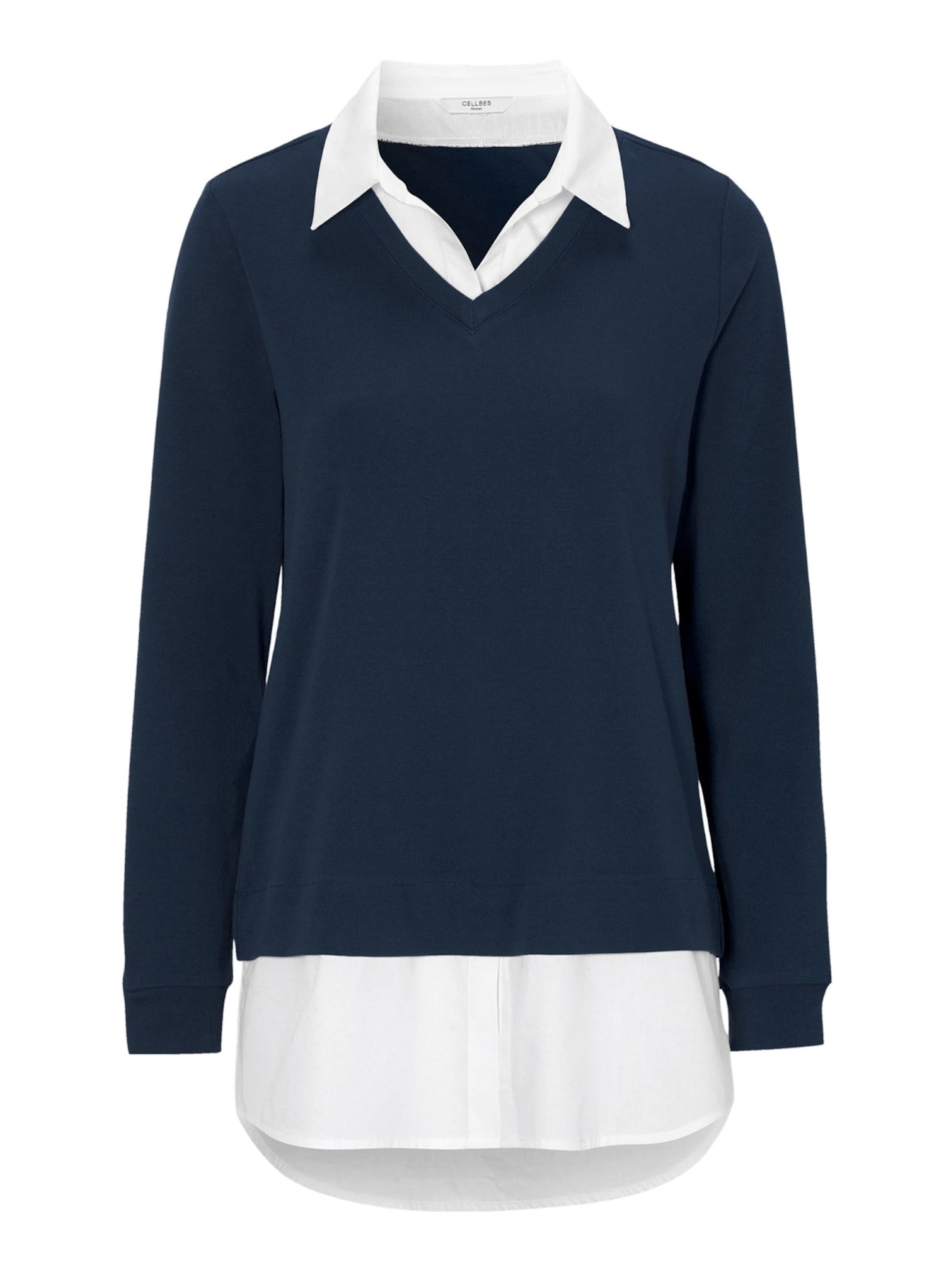 Cellbes of Sweden Shirt in Blauw: voorkant