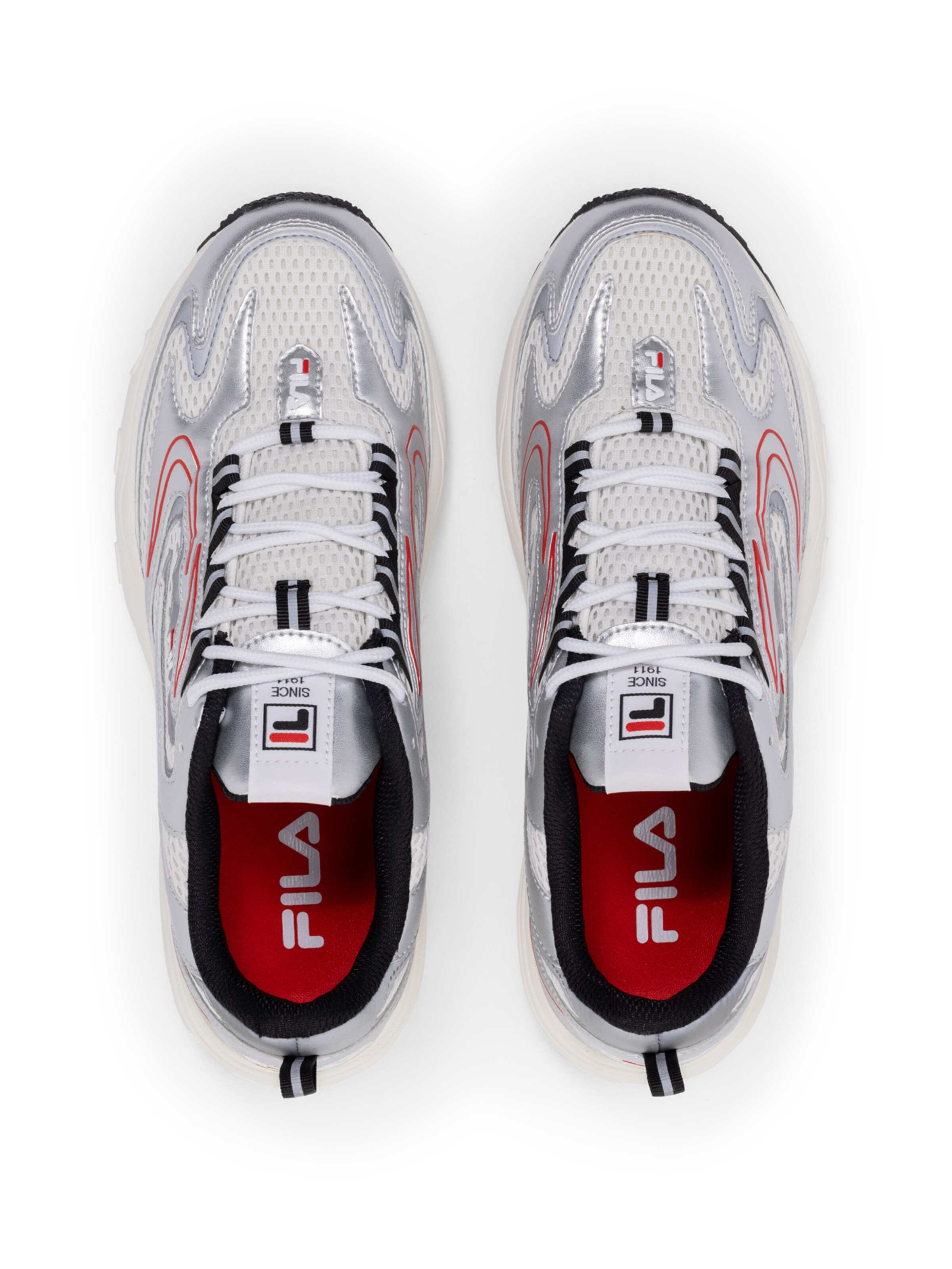 FILA Низкие кроссовки 'Actix Retro' в Серебристый