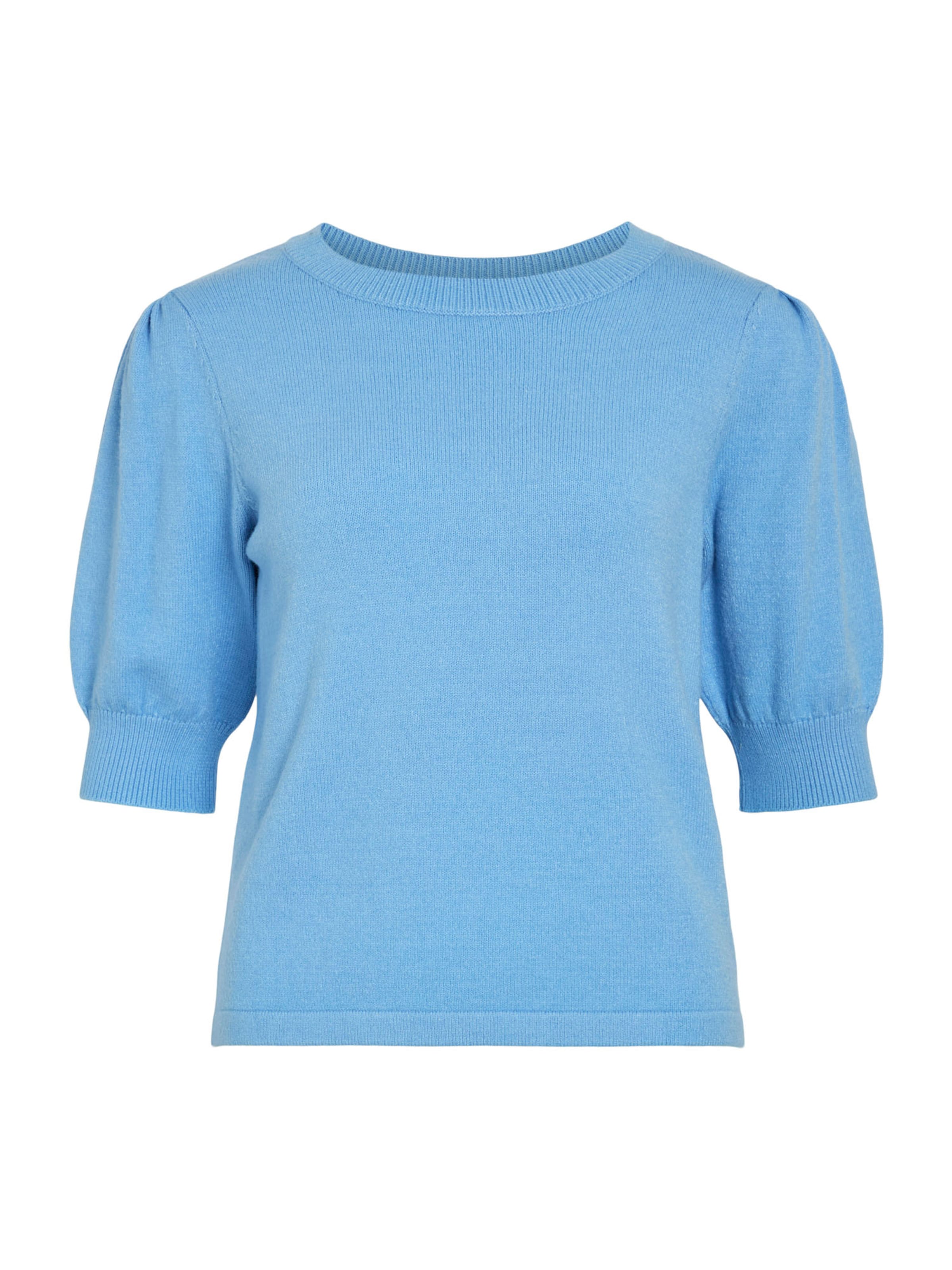 VILA Trui 'VIRIL' in Blauw: voorkant