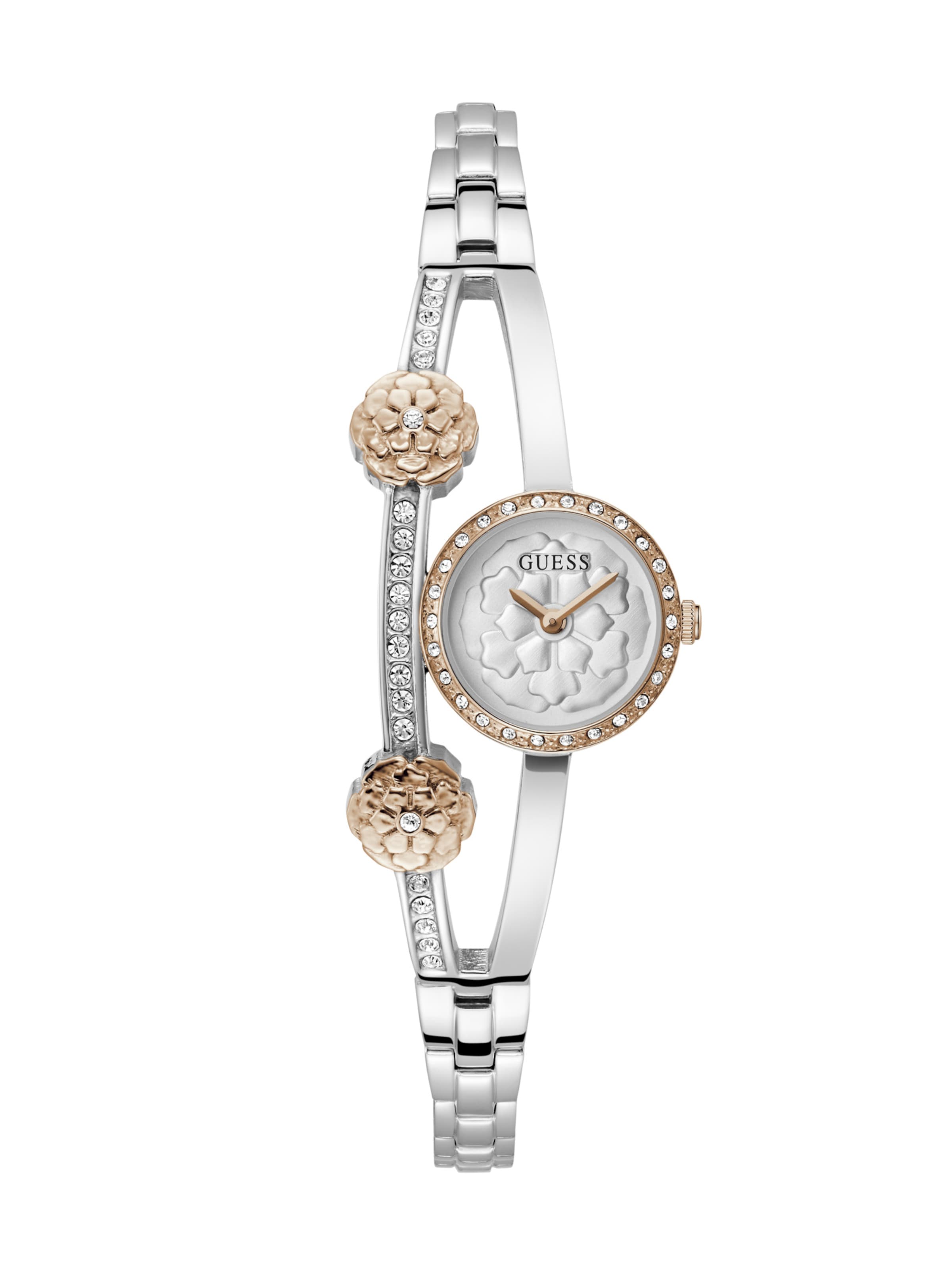 GUESS Analog Watch 'CHLOE' in Silver: front