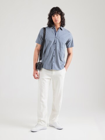 s.Oliver Regular fit Button Up Shirt in Blue