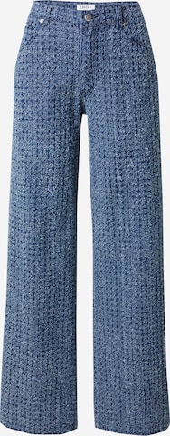 EDITED Wide leg Jeans 'Liv' in Blue: front