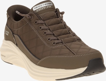 SKECHERS Platform trainers 'Contour Foam - Cozy Fit' in Brown: front