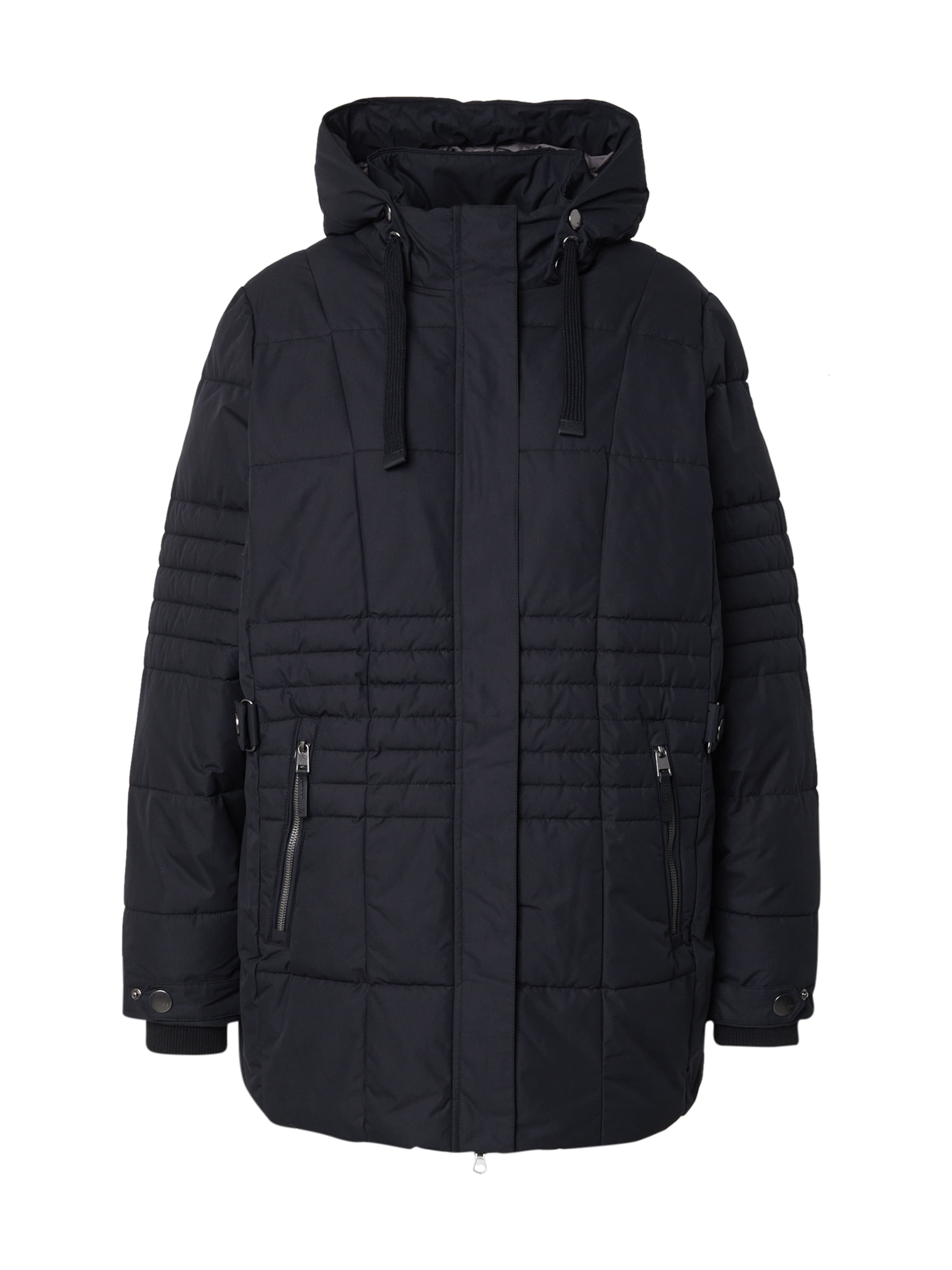 STOY Функционално яке в черно: отпред