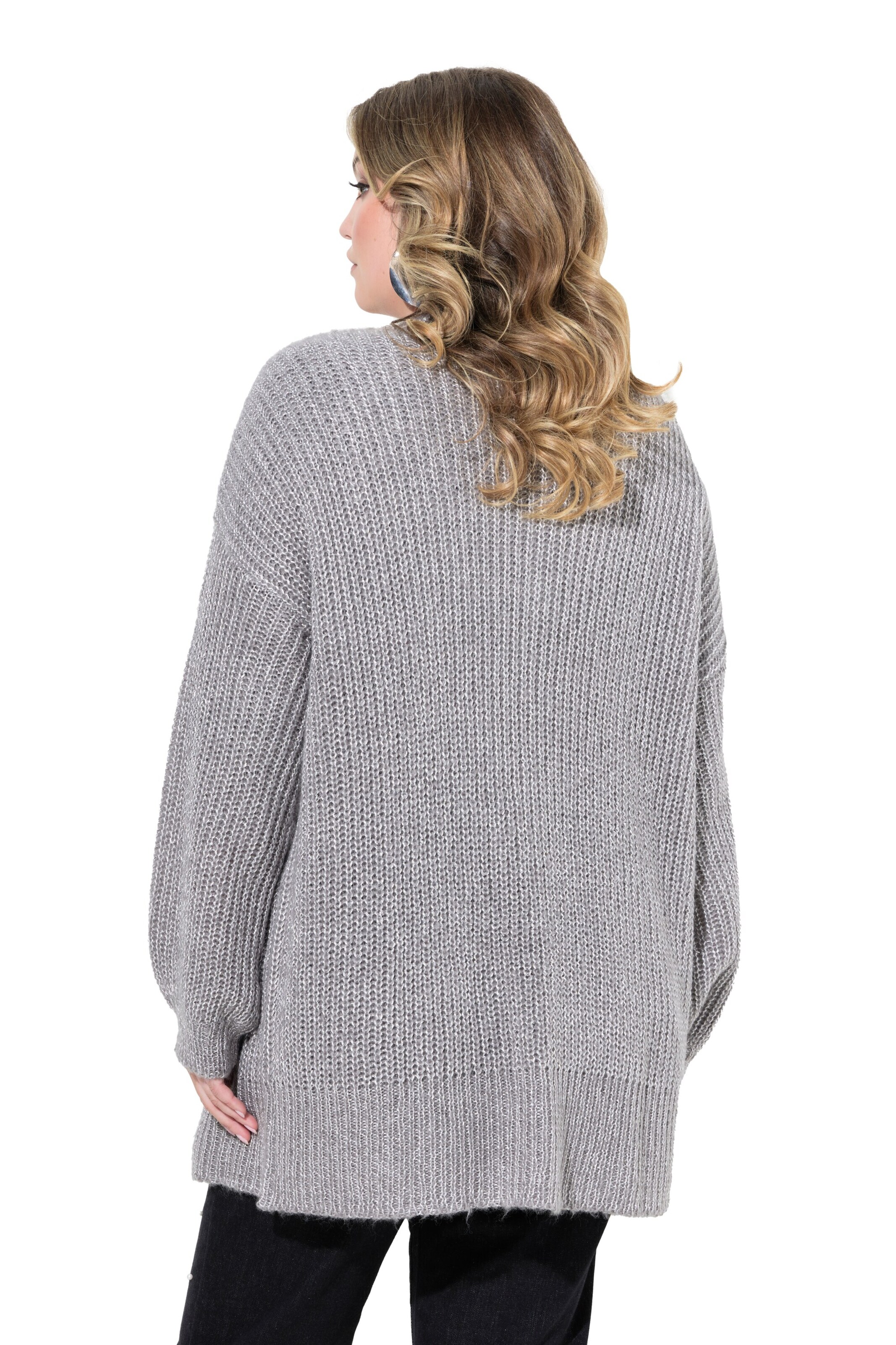 MIAMODA Knit cardigan in Grey