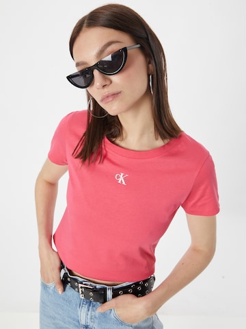 Calvin Klein Jeans Koszulka w kolorze różowy