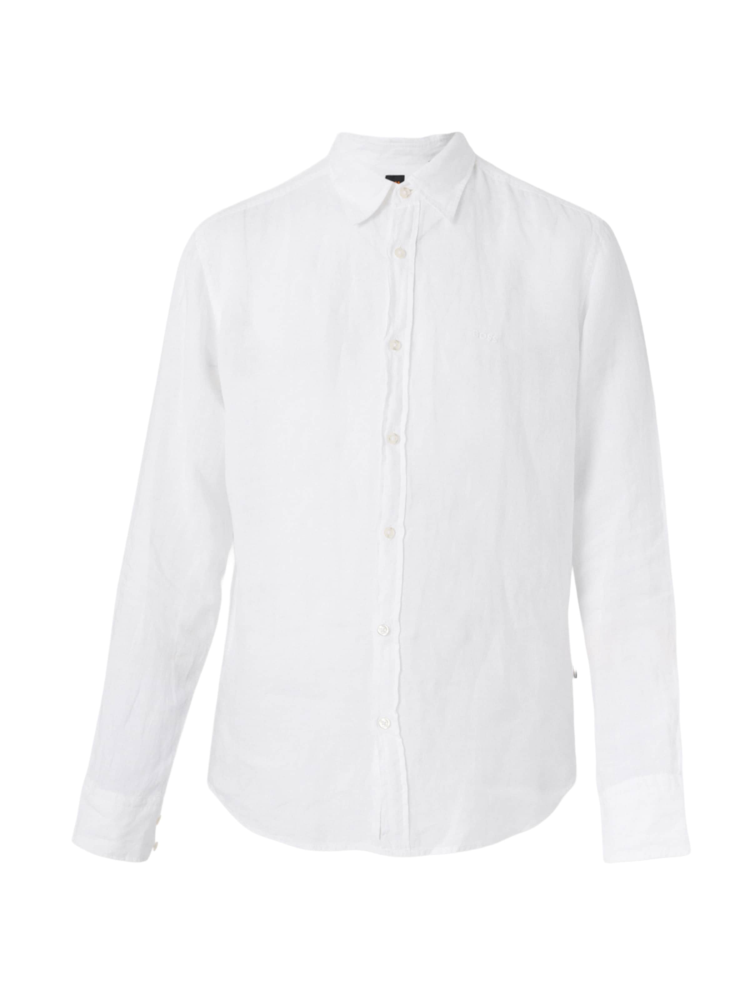 Cămașă 'Relegant_6' de la BOSS pe alb: față