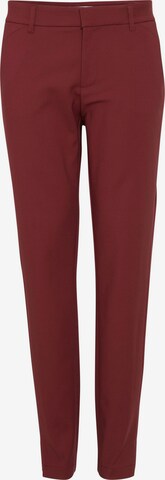 PULZ Jeans Broek 'BINDY' in Rood: voorkant