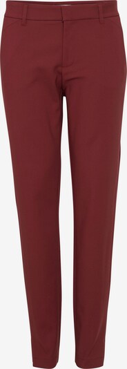 PULZ Jeans Pantalon 'BINDY' en rouge foncé, Vue avec produit
