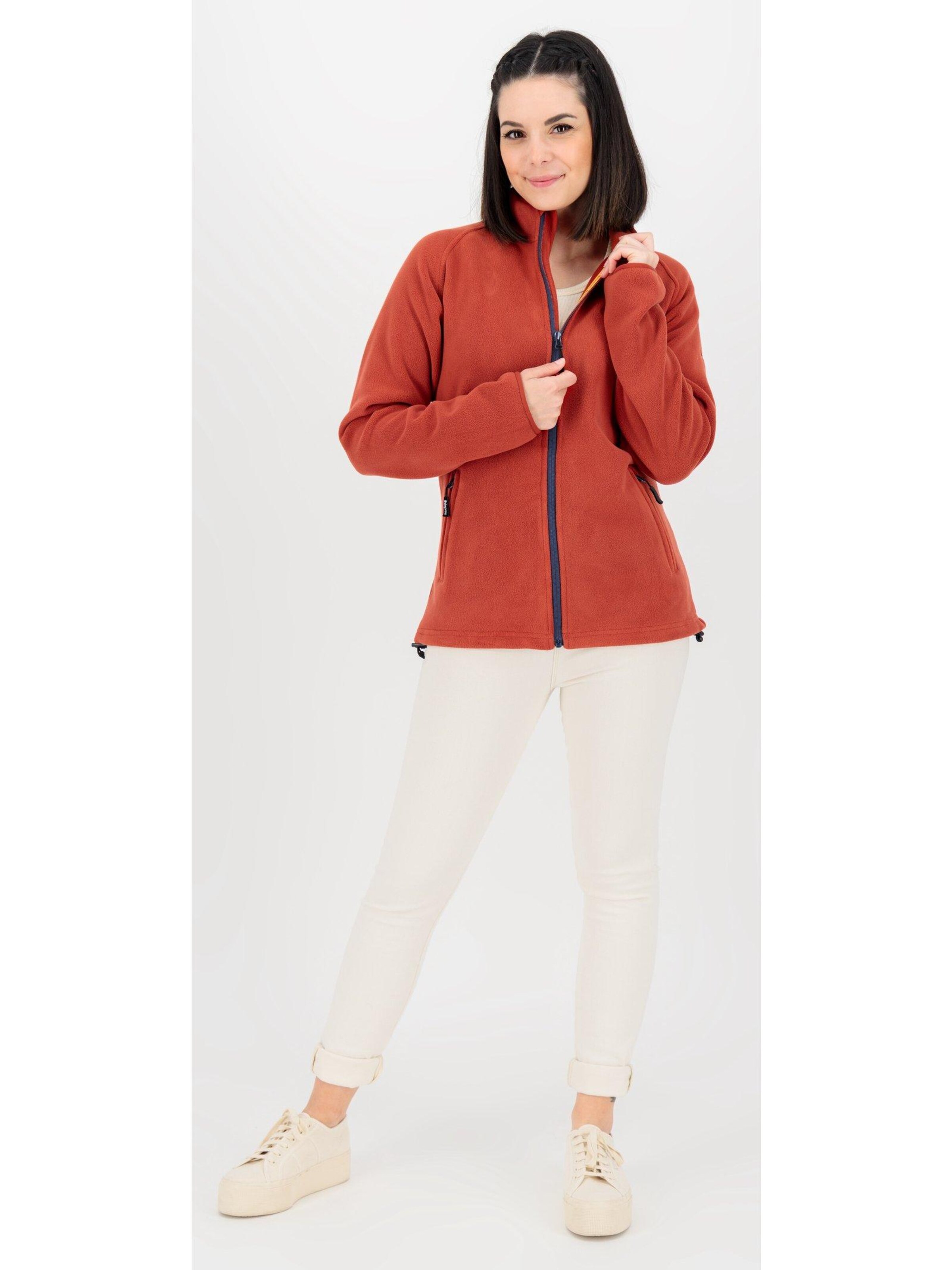 deproc Fleecejacke 'WAWA BAY'‌‌‌‌‌‌‌ in Rot