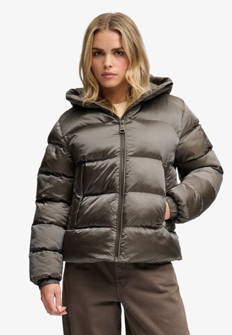 Veste d’hiver Superdry & Co en vert : devant