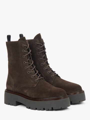 Stivaletto stringato '09-3287' di Estro in marrone