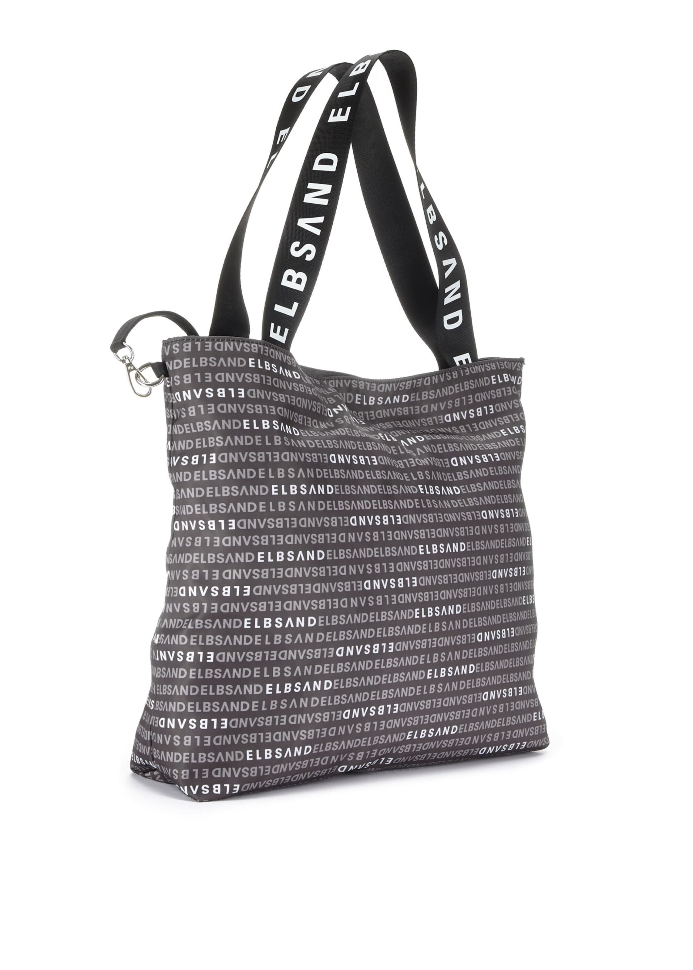 Elbsand Shopper in Black: front