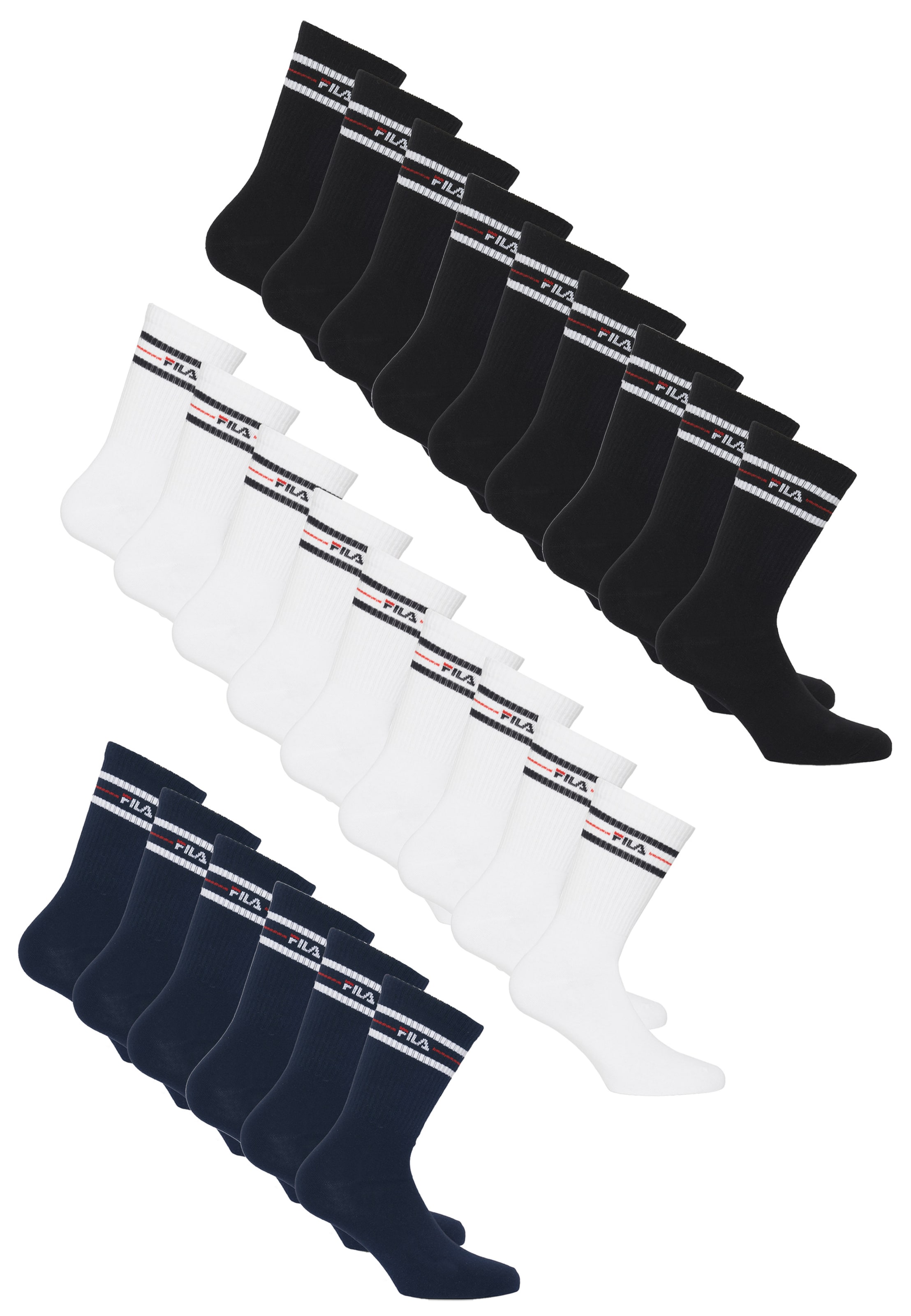 FILA Socks in Blue: front