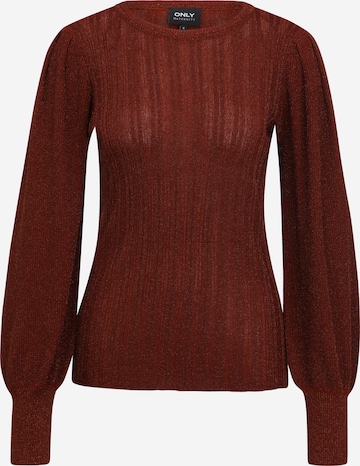 Only Maternity Sweater 'Maggi' in Brown: front