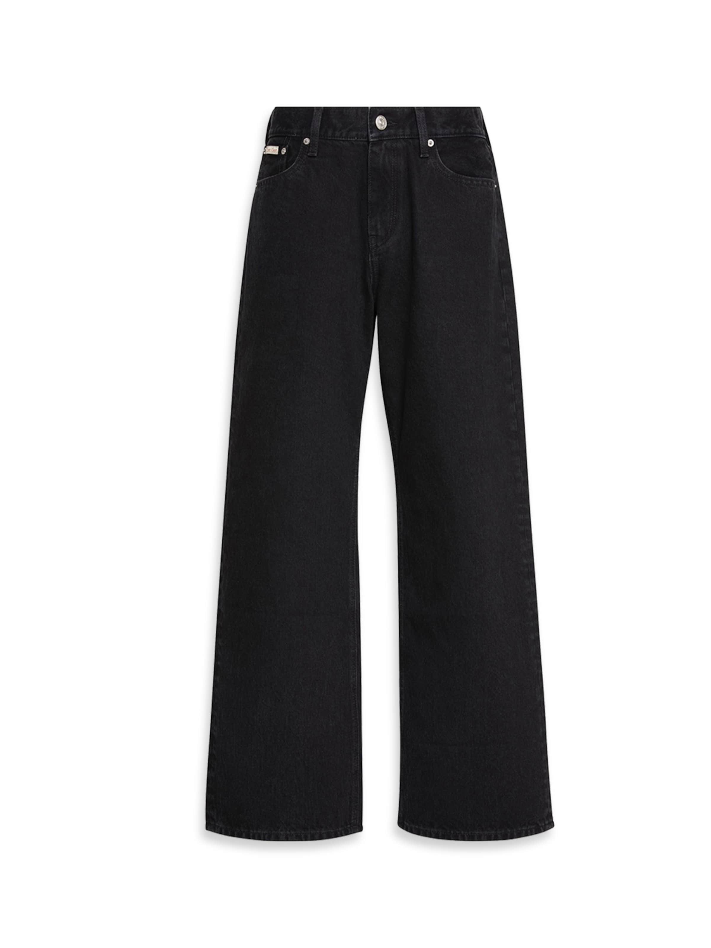Baggy Jean 'Atlantic' Calvin Klein Jeans en noir : devant