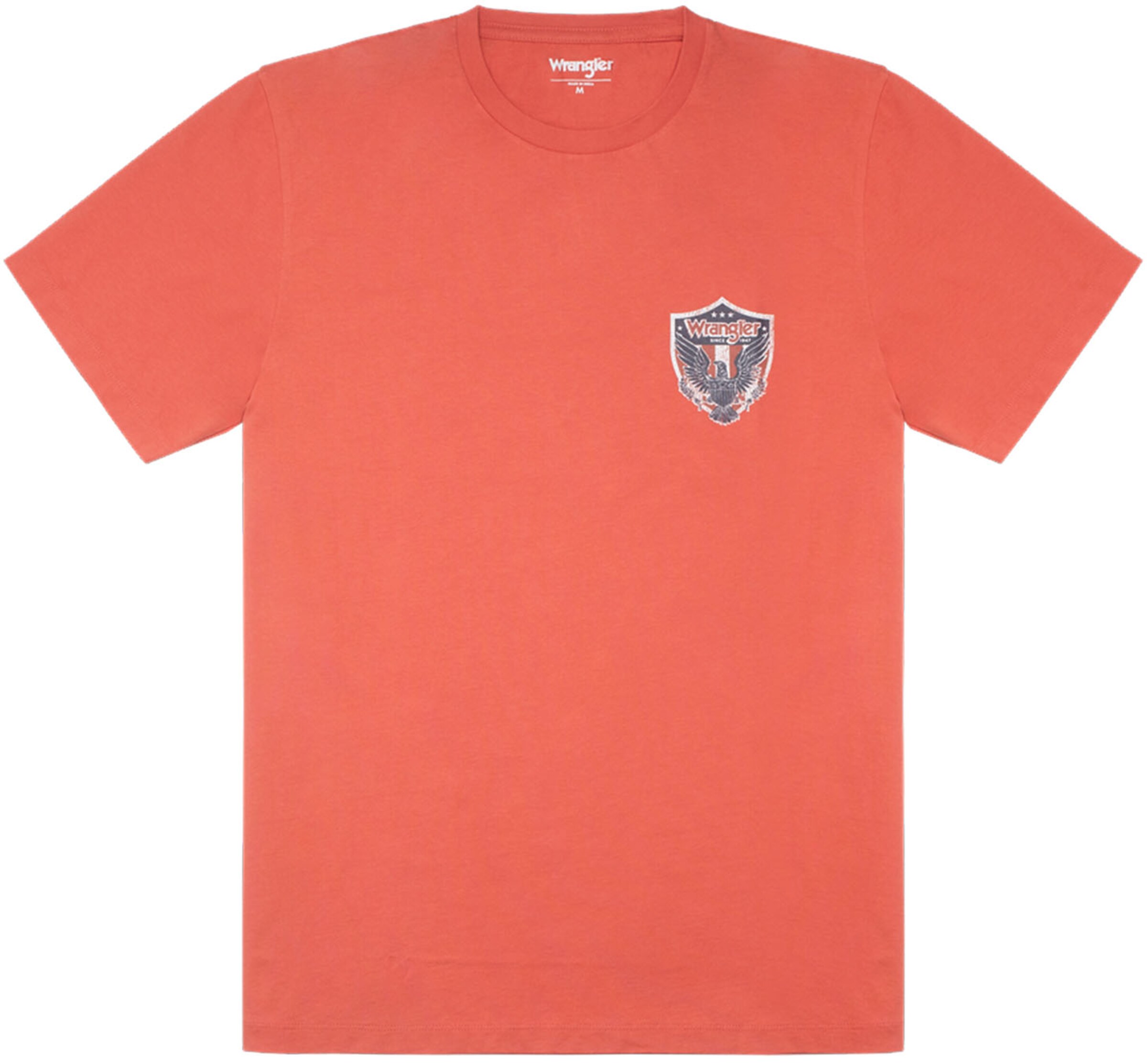 WRANGLER T-Shirt 'Americana' in Orange: Vorderseite