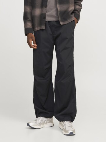 Regular Pantalon JACK & JONES en noir : devant