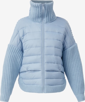Finn Flare Steppjacke in Blau: Vorderseite
