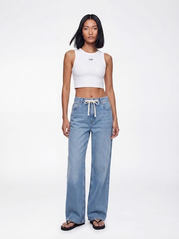 V!BE STUD!OS Широкий Джинсы в Синий