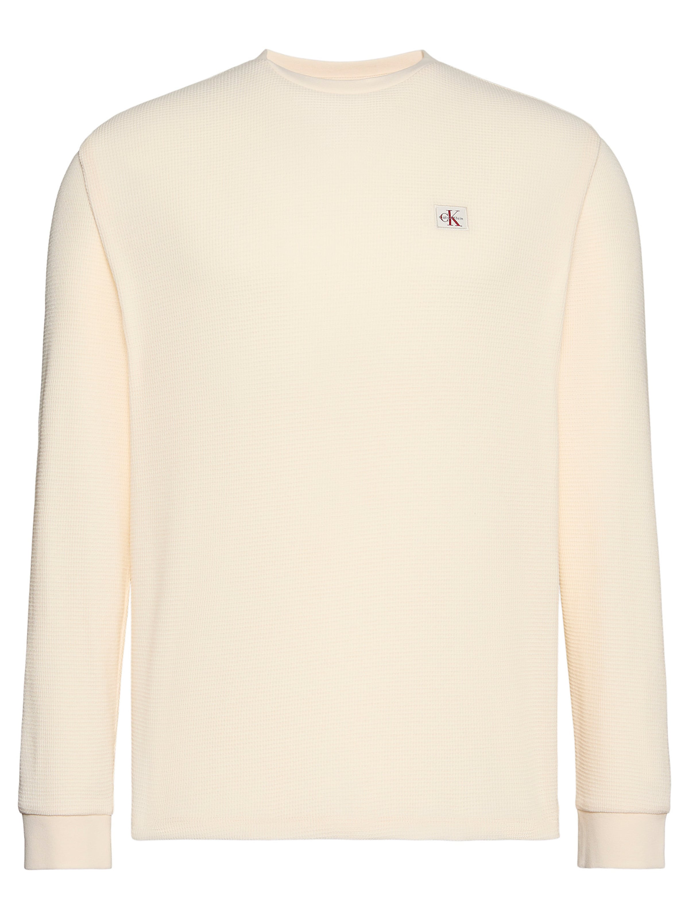 Calvin Klein Jeans Shirt in Beige: voorkant