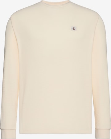 Calvin Klein Jeans Shirt in Beige: front