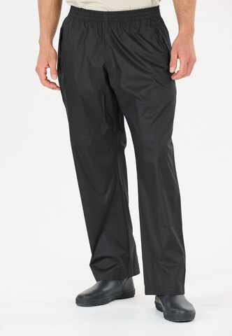 Weather Report Regular Outdoor trousers 'Pack'way' in Black: front