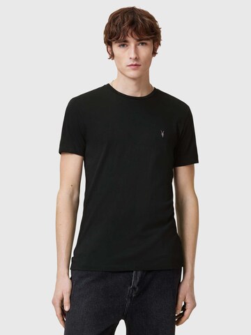 AllSaints Shirt 'Tonic' (GOTS) in Schwarz: Vorderseite