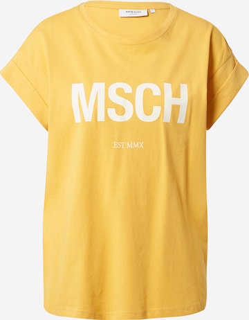 MSCH COPENHAGEN Shirt 'Alva' in Geel: voorkant