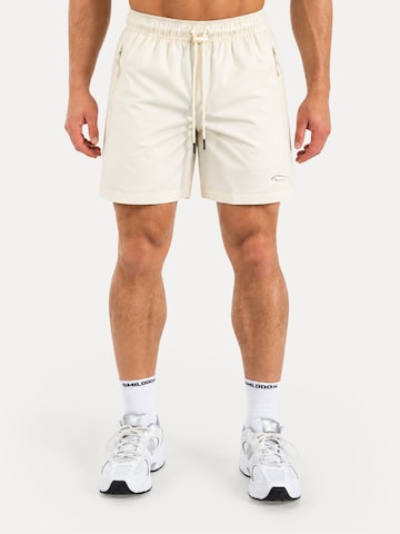 Smilodox Regular Sports trousers ' Powerfit Riven ' in Beige: front
