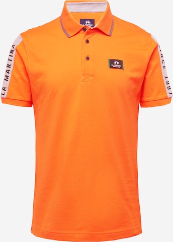 La Martina Koszulka w kolorze pomarańczowy: przód