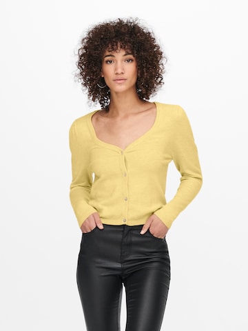 ONLY - Casaco de malha 'Lely' em amarelo: frente