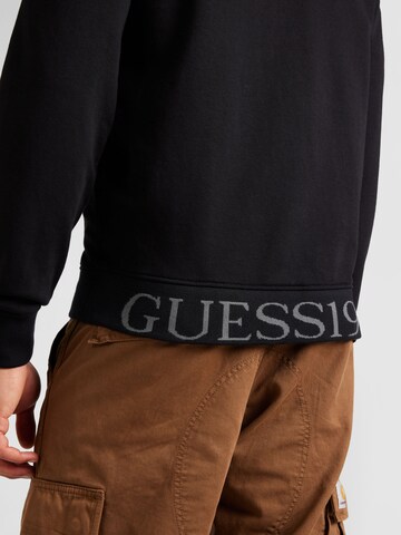 GUESS Sweatjacke 'BROOKS' in Schwarz