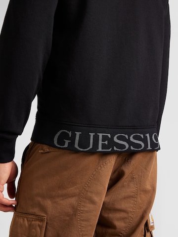 GUESS Zip-Up Hoodie 'BROOKS' in Black