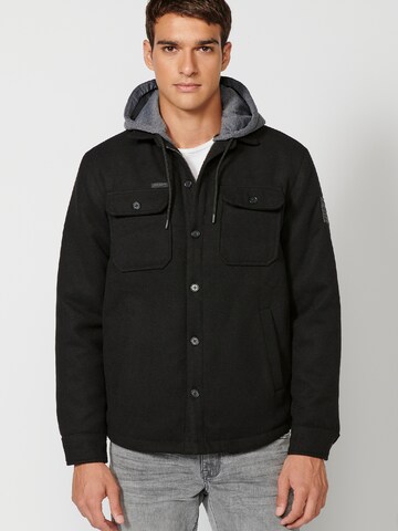 KOROSHI Between-season jacket 'Jägerin' in Black