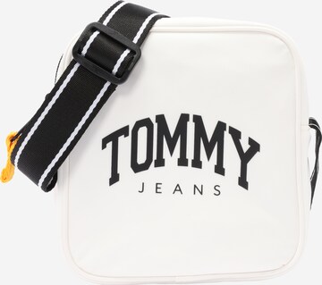 Tommy Jeans Τσάντα ώμου σε λευκό: μπροστά