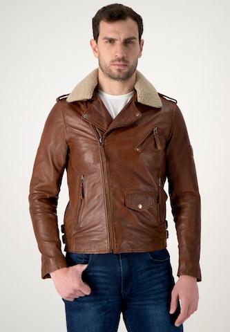 URBAN 5884® Between-Season Jacket 'Maddox' in Brown: front