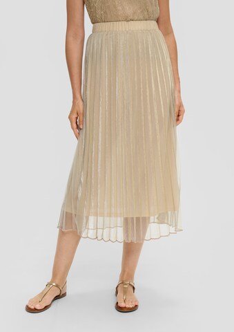 s.Oliver BLACK LABEL Skirt in Beige