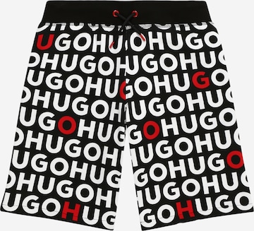 HUGO Regular Shorts in Schwarz: predná strana