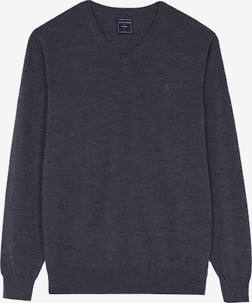 Scalpers Pullover in Blau: front