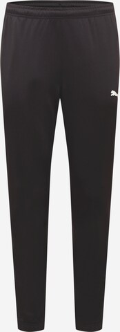 Tapered Pantaloni sport 'TeamRise' de la PUMA pe negru: față