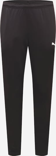 PUMA Sportbroek 'TeamRise' in de kleur Zwart / Wit, Productweergave