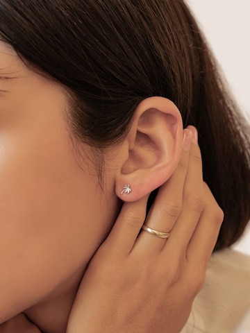 Hey Happiness - Pendientes 'Palm Tree' en plata